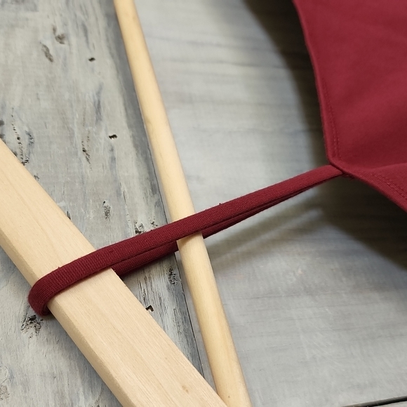 Popular Basics Body Con Spaghetti Stap Dress Size Medium Plum Color - Picture 6 of 8